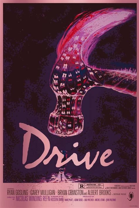 Drive 2011 1024x1024 Drive Movie Poster Movie Poster Art 80s