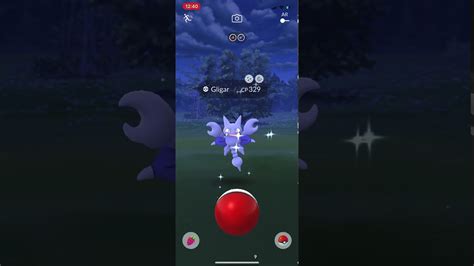 Catching Shiny Gligar In Pokémon Go Youtube