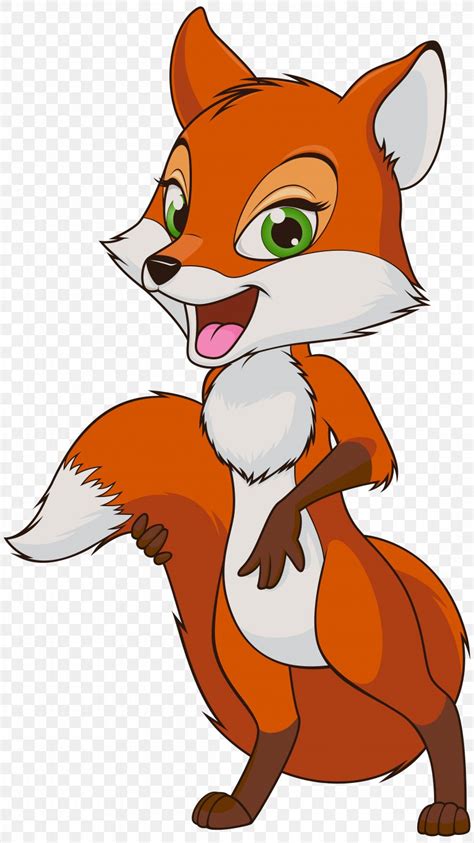 Red Fox Cartoon Clip Art Png 4495x8000px Red Fox Animation Art