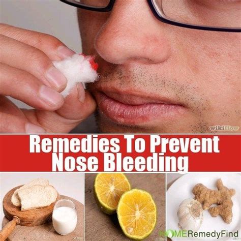 Effective Home Remedies To Prevent Nose Bleeding With Images Nose