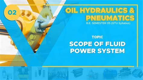 Scope Of Fluid Power Systems Ohp 02 Youtube