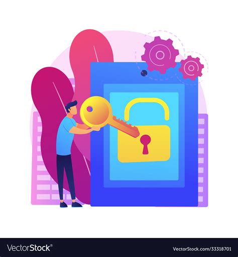 Access Control System Abstract Concept Royalty Free Vector