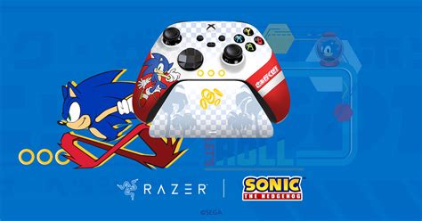 Sonic The Hedgehog Razer Wireless Controller And Quick Charging Stand For