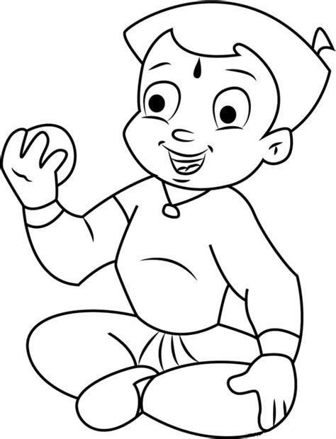 Dibujos De Chhota Bheem Para Colorear Imprimir Gratis