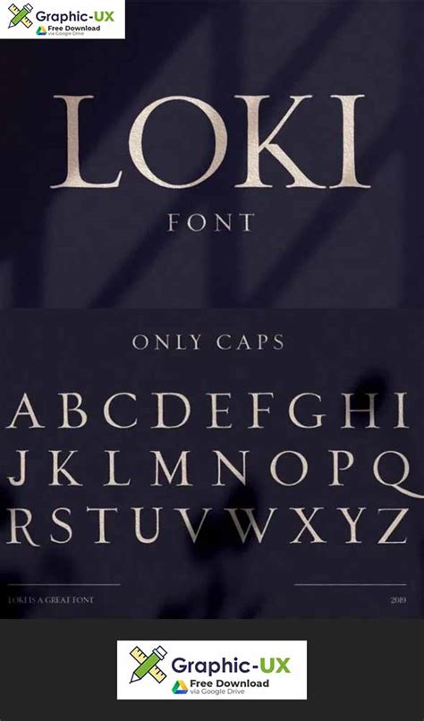Loki Typeface Font Graphicux