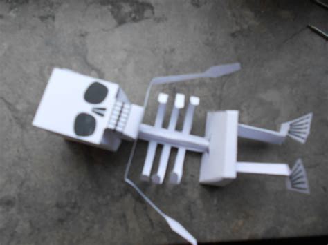 Papercraft Recortable De Un Esqueleto Manualidades A Raudales