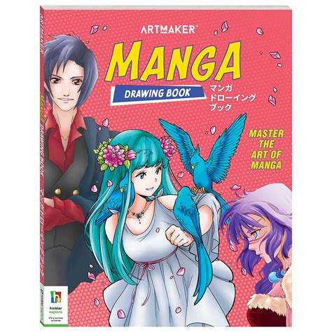 Art Maker Manga Drawing Book Books Adult Colouring Adults Hinkler