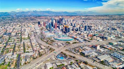 Aerial Shot Of Downtown Los Angeles Ca In 2021 Trip Happy City Aerial