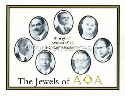 Founders Series Alpha Phi Alpha Print First Of All Version 2