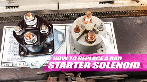 Car Wont Start Heres How To Replace Your Starter Solenoid Youtube