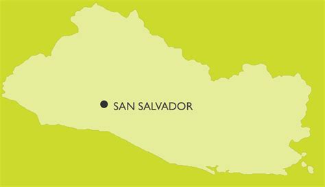 Detailed Map Map El Salvador Capital City