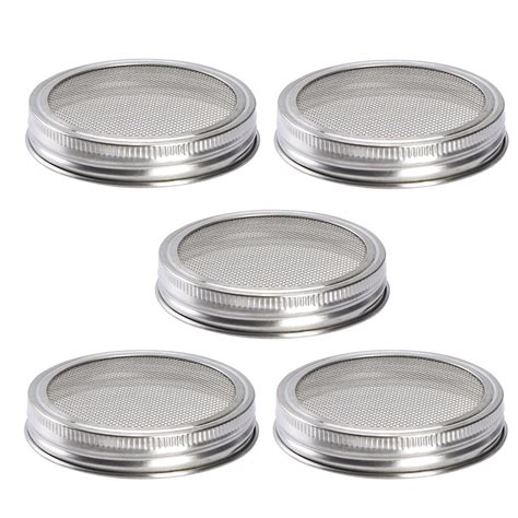 Sprouting Lids Kit Stainless Steel Screen Lid For Wide Mouth Mason Jars