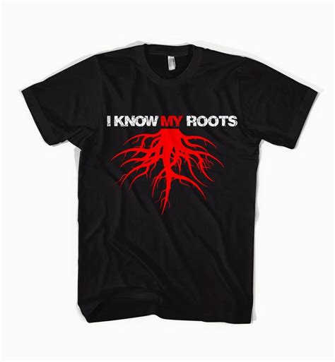 Image Of My Roots Redblack Mens Tops Mens Tshirts Mens Graphic Tshirt