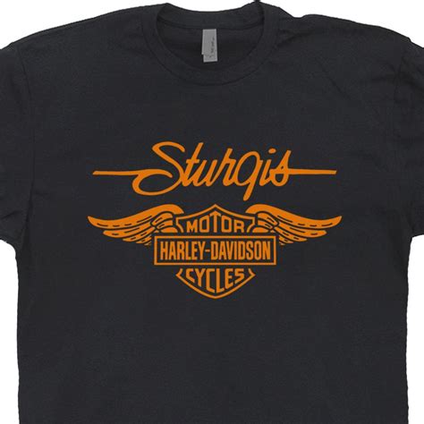 19.5 length (shoulder to end of garment): Harley Davidson T Shirt | Sturgis Bike week | Biker ...