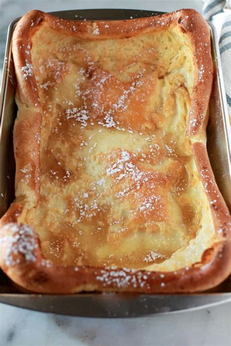 Six simple ingredients, five minutes to prepare, and a sure family favorite! German Pancakes | Recipe | Breakfast dishes, Breakfast, Food recipes
