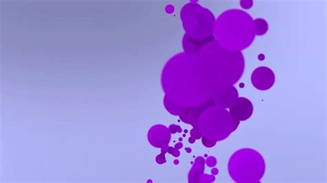 Purple Bubble Animation Background Video No Copyright Stock