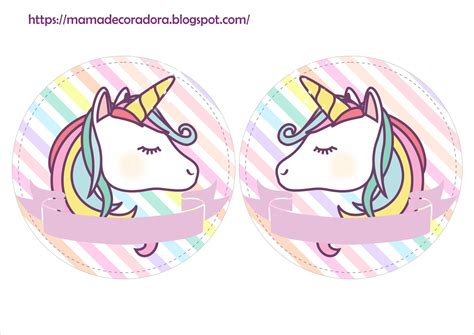 Mamá Decoradora Kit Imprimible Unicornio Gratis