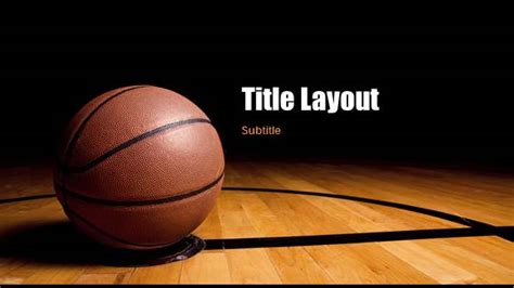 Free Basketball Template For Powerpoint Online Free Powerpoint Templates