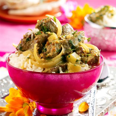 Curry d agneau à lindienne Recette