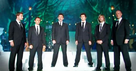 Celtic Thunder Sings Amazing Grace And The Crowd Rises To Their Feet