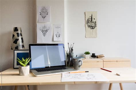 Desk setup of a graphic designer by Boris Jovanovic - Computer, Laptop ...