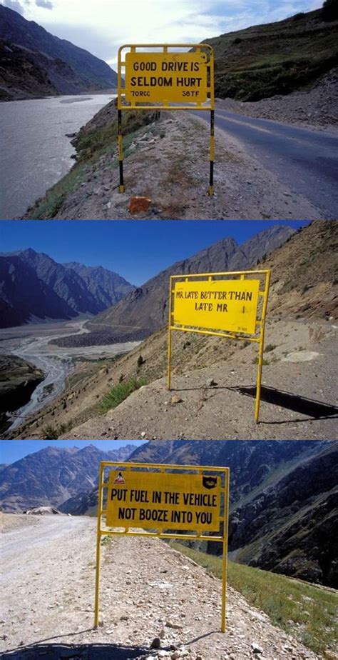 Pengguna jalan raya sendiri mesti memahami maksud bidalan ini. Papan Tanda Jalan Raya Paling Genius Di India (14 Gambar ...