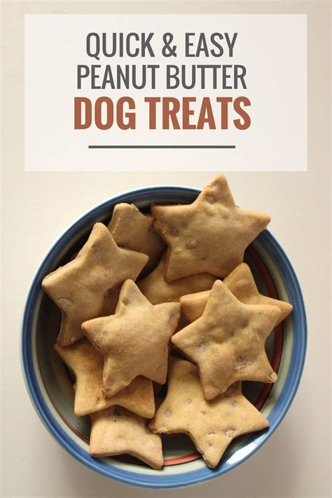 Quick And Easy Peanut Butter Dog Treats Easy Dog Treat Recipes Dog