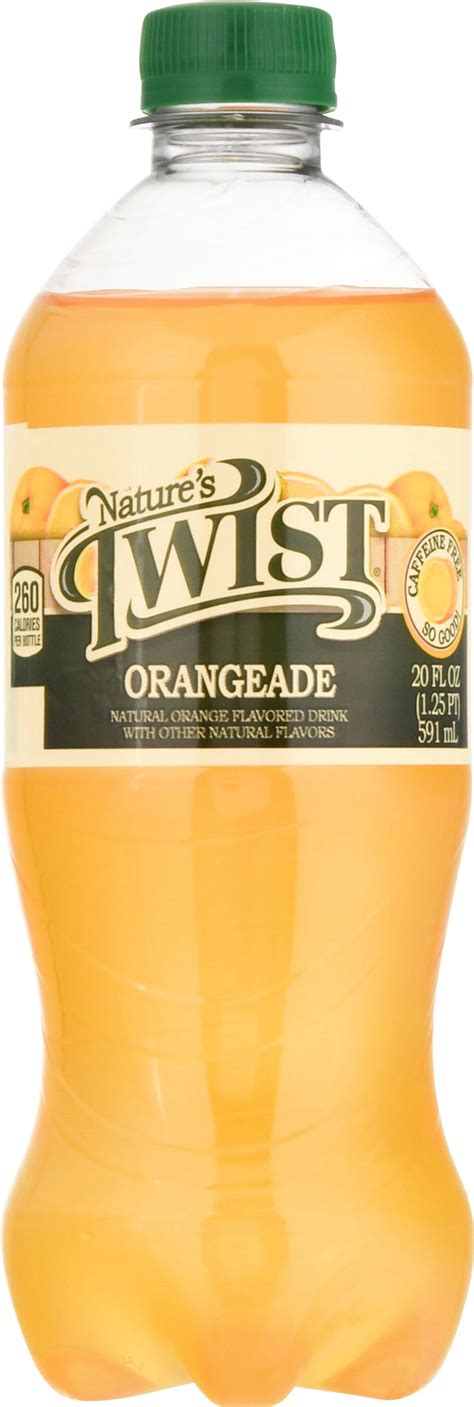 Natures Twist Orangeade 20 Fl Oz