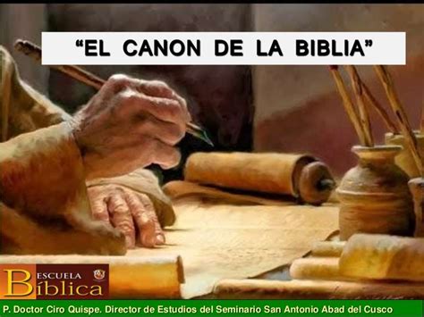 El Canon De La Biblia