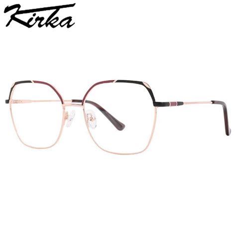 Kirka Woman Eyeglasses Cat Eyewear Big Women Glasses Frame Optic