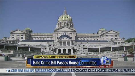 Hate Crime Bill Passes Pa House Committee 6abc Philadelphia