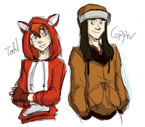 Humandisneycharacters The Fox And The Hound Humanised By ~pixie