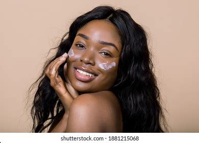 Beautiful Naked Black African Model Flawless Stock Photo 1881215068