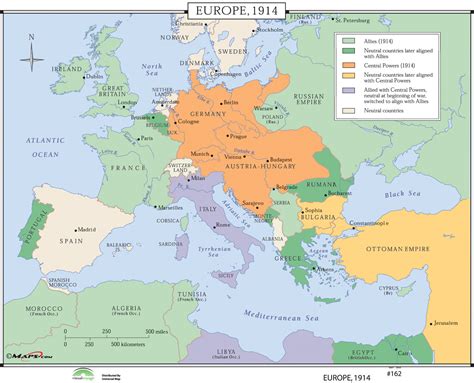 Map Europe 1914 Share Map