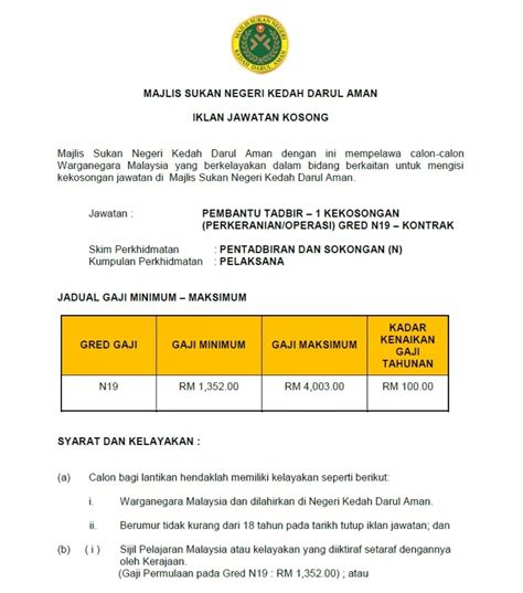 Jawatan kosong petroliam nasional berhad (petronas). Jawatan Kosong Majlis Sukan Negeri Kedah • Portal Kerja ...