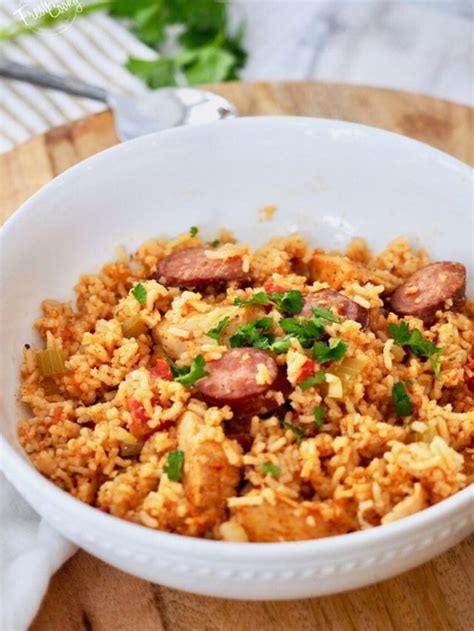 Easy Instant Pot Chicken Sausage Jambalaya The Fresh Cooky