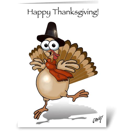 Happy Thanksgiving Turkey Cartoon Pilger Turkei Vogel Happy Thanksgiving Day Lustige Cartoon