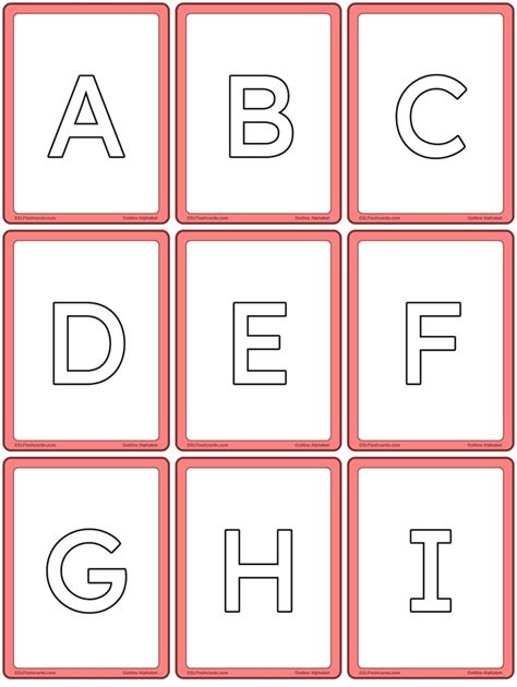 Alphabet Printables Alphabet Outline