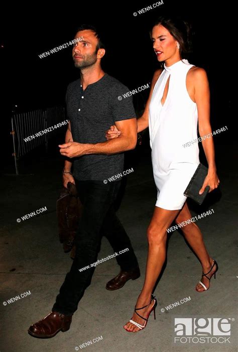 Alessandra Ambrosio And Fiance Jamie Mazur On A Night Out Together In