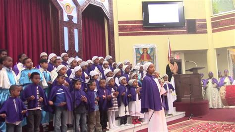 Ethiopian Ortodox Mezmur By Toronto St Mary Kids 2 Youtube