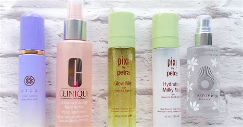 Top Five Facial Mists Featuring Clinique Omorovicza Tatcha And Pixi