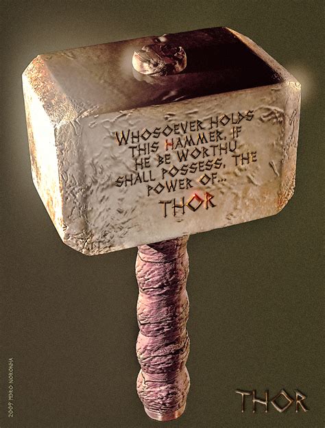 Thors Hammer Mjollnir By Pedroqn On Deviantart