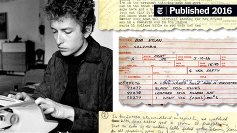 Bob Dylan’s Secret Archive The New York Times