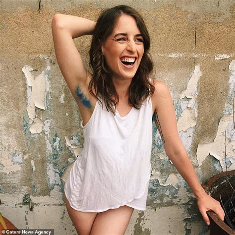Woman Grows And Dyes Her Armpit Hair To Promote Body Choice