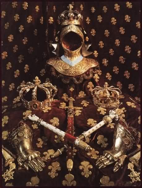 Regalia Used For The Funerals Of King Louis Xviii And King Charles X Of