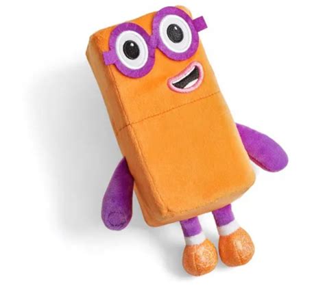 Numberblocks Number One And Two Plushie Soft Toy 3 Square And Etsy Uk