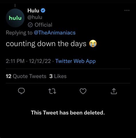 Donnie🏳️‍🌈🏳️‍⚧️💜🐢🐁 On Twitter Hulu Deleted The Tweet Lmao Omg Animaniacs Fans Are Beating