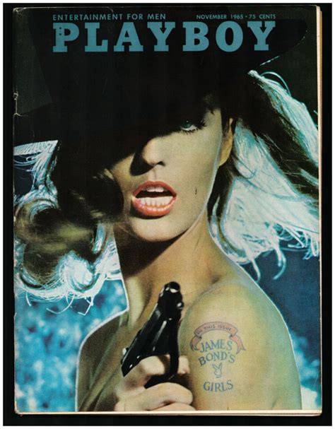 A Complete Set Of James Bond Appearances In Playboy Magazine The