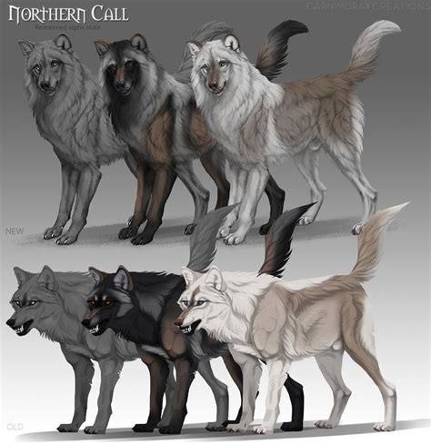 Alpha Anime Male Wolf Canvas Link