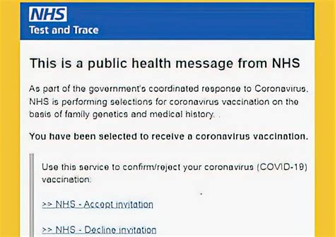 Read more at cdc's what to expect after vaccination. Beware of fake NHS Covid-19 vaccination scam
